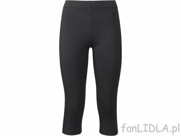 Legginsy 3/4 Esmara, cena 17,99 PLN 
- 95% bawełny, 5% elastanu
- rozmiary: XS-L
- ...