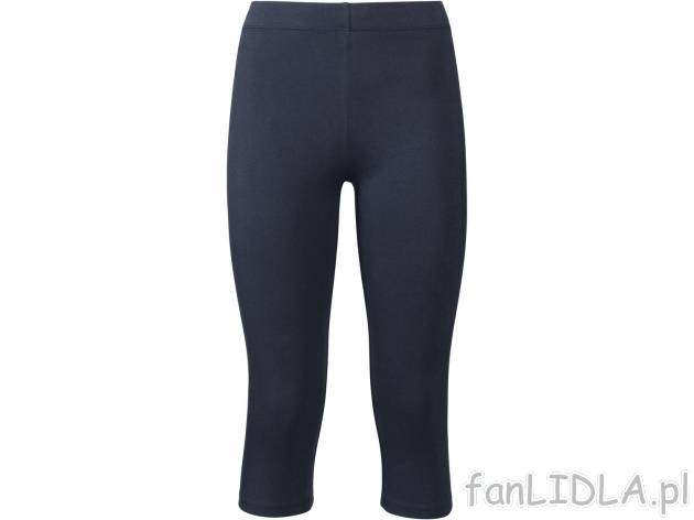 Legginsy 3/4 Esmara, cena 17,99 PLN 
- 95% bawełny, 5% elastanu
- rozmiary: S-L
- ...