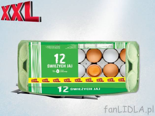Jaja klasy L 10+2 szt. gratis , cena 3,00 PLN za 10+2 szt./1 opak.