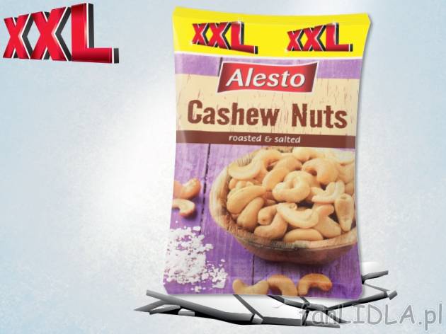 Alesto Orzechy nerkowca , cena 12,00 PLN za 250 g/1 opak., 100 g=5,20 PLN.