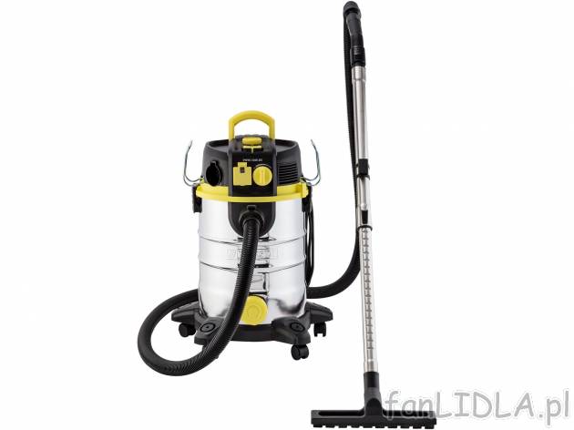 Odkurzacz do pracy na mokro i sucho 1500 W Parkside, cena 349,00 PLN 
- możliwość odsysania ...