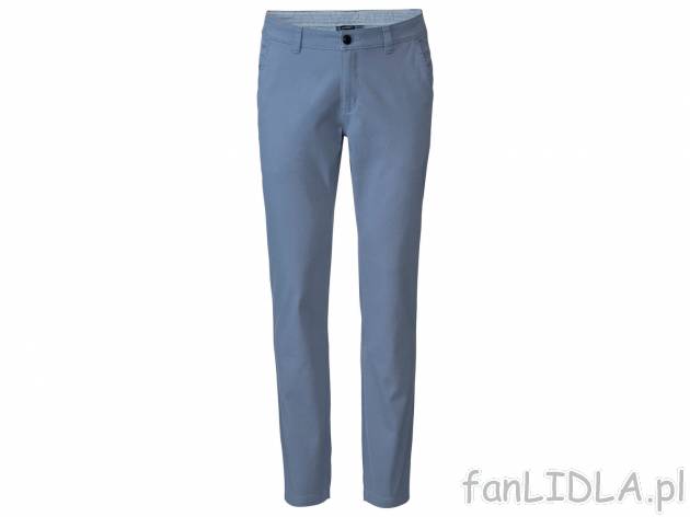 Spodnie typu chino Livergy, cena 44,99 PLN 
- rozmiary: 48-56
- Hohenstein bezpieczne ...
