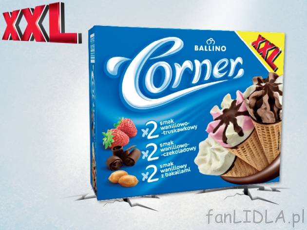 Ballino Miz rożków 6-pak , cena 3,00 PLN za 6 x 110 ml/1 opak., 1 l=6,05 PLN.