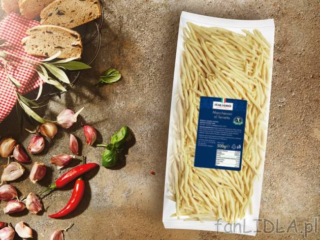 Makaron Maccheroni al Ferretto lub Makaron ze szpinakiem , cena 3,00 PLN za 500 ...