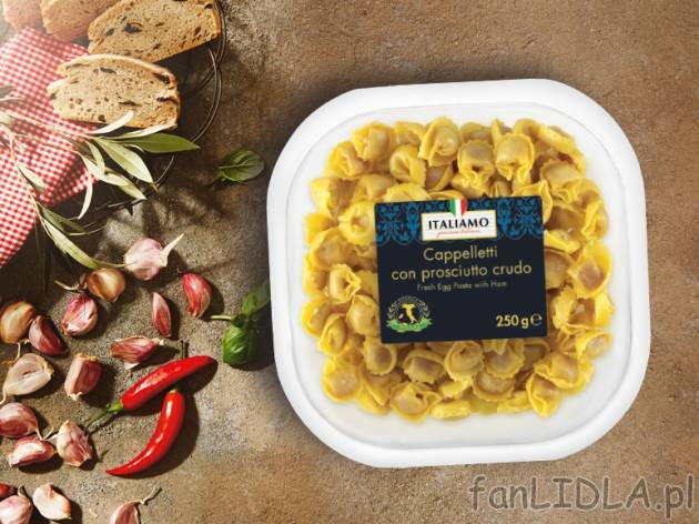 Pierożki Cappelletti lub Casoncelli z nadzieniem , cena 3,00 PLN za 250 g/1 opak., ...
