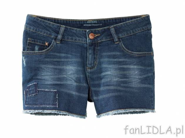 Spodenki jeansowe Esmara, cena 35,00 PLN za 1 para 
- 98% bawełna, 2% elastan 
- ...