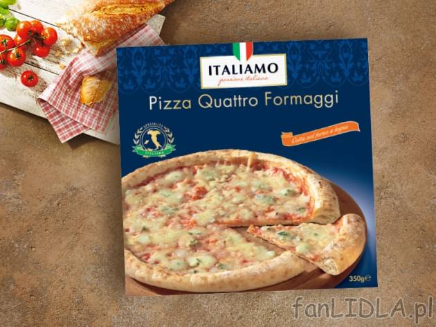 Pizza , cena 7,00 PLN za 350/400 g/1 opak., 1 kg=22,83/19,98 PLN.