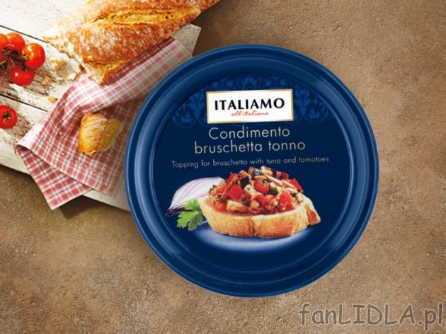 Bruschetta , cena 4,00 PLN za 150 g/1 opak., 100 g=3,33 PLN.
