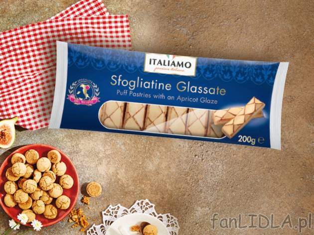 Ciasteczka z polewą morelową , cena 4,00 PLN za 200 g/1 opak., 100 g=2,50 PLN.
