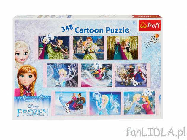 Puzzle , cena 19,99 PLN za 1 opak. Puzzle ze wzorami z bajek Disneya (Frozen).