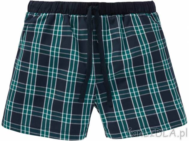 Spodenki męskie Livergy, cena 15,99 PLN 
- rozmiary: M-XXL
- 100% bawełny
- Hohenstein ...