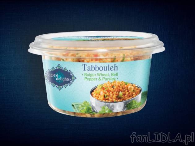 Sałatka bulgur , cena 4,00 PLN za 200/250 g/1 opak., 100 g=2,25/1,80 PLN.