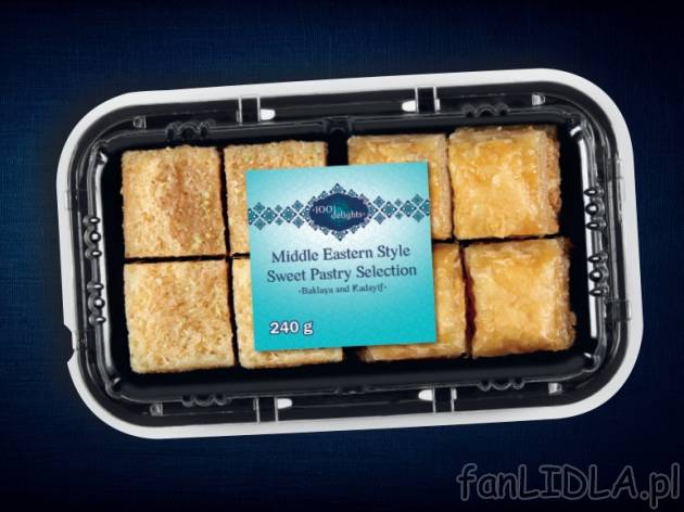 Arabska baklava , cena 14,00 PLN za 240 g/1 opak., 100 g=6,25 PLN.
