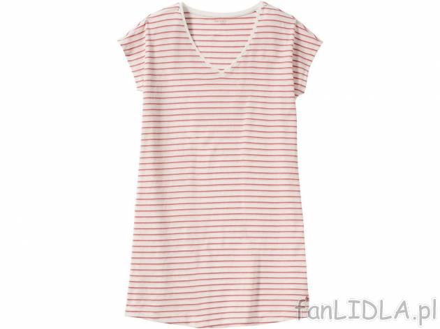 Koszula nocna Esmara Lingerie, cena 19,99 PLN 
- rozmiary: S-L
- 100% bawełny
&nbsp;
- ...