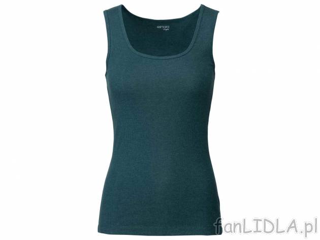 Koszulka na ramiączkach Esmara Lingerie, cena 13,99 PLN 
- rozmiary: S-L
- wysoka ...
