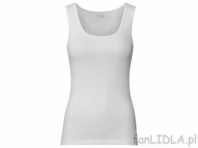 Koszulka na ramiączkach Esmara Lingerie, cena 13,99 PLN 
- rozmiary: S-L
- 95% ...