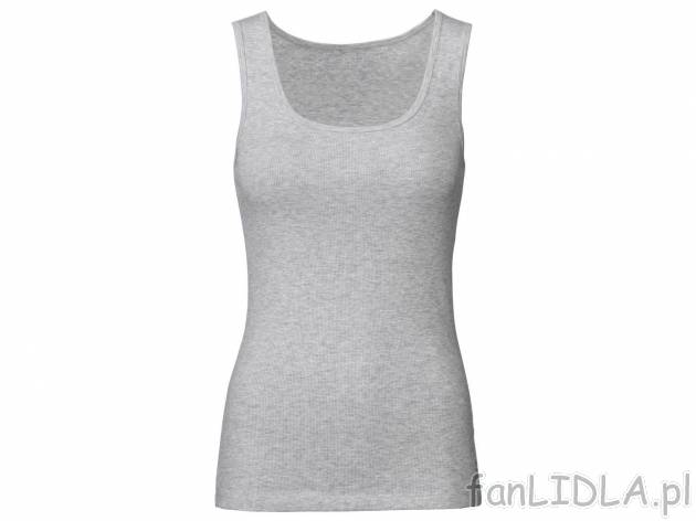 Koszulka na ramiączkach Esmara Lingerie, cena 13,99 PLN 
- rozmiary: S-L
- 92% ...