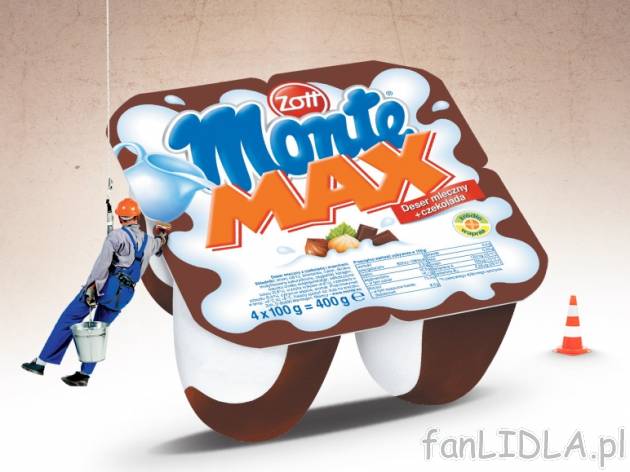 Monte Max , cena 4,99 PLN za 4x100 g, 1kg=12,48 PLN.