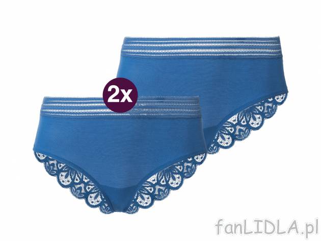 Majtki, 2 pary* Esmara Lingerie, cena 9,99 PLN 
- rozmiary: S-L
- jedwabiście miękkie ...