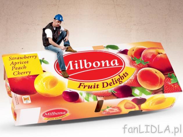 Jogurt owocowy , cena 5,99 PLN za 8x125 g 
- W opakowaniu: truskawkowy, brzoskwiniowy, ...