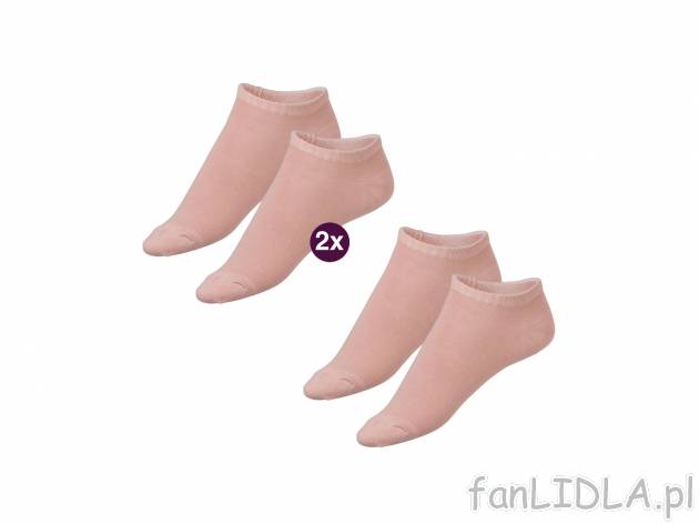 Skarpetki z włóknem z algami, 2 pary Lycra, cena 11,99 PLN 
- rozmiary: 35-42
- ...