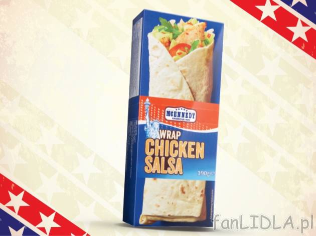 Wrap , cena 6,00 PLN za 190 g/1 opak., 100 g=3,68 PLN.