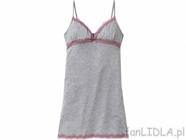 Koszula nocna z wiskozy Esmara Lingerie, cena 29,99 PLN 
- rozmiary: S-L
- 95% wiskozy ...