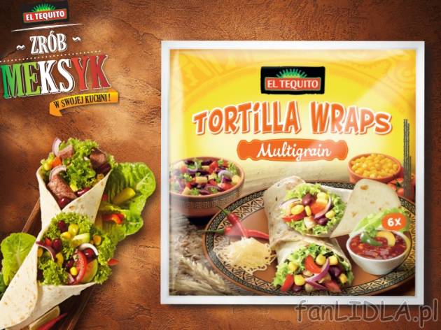 Tortilla , cena 4,00 PLN za 370 g/1 opak., 1 kg=12,00 PLN.  
różne rodzaje