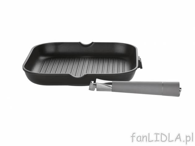 Patelnia z odpinaną rączką Ernesto, cena 69,90 PLN 
- z odlewu aluminiowego
- ...