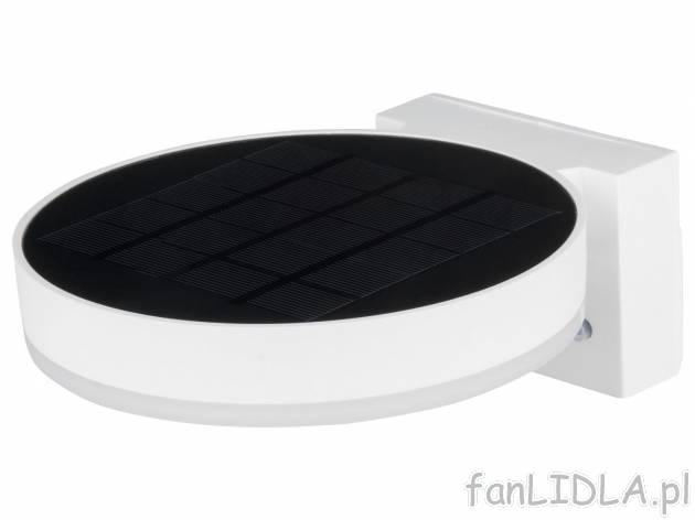 Zewnętrzna lampa solarna LED z czujnikiem ruchu i zmierzchu Livarno Lux, cena 74,90 ...