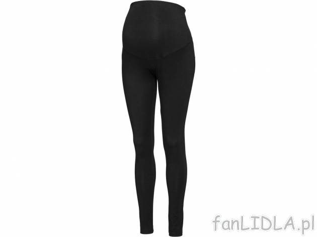 Legginsy ciążowe z biobawełny Esmara, cena 24,99 PLN 
- 95% biobawełny,&nbsp; ...