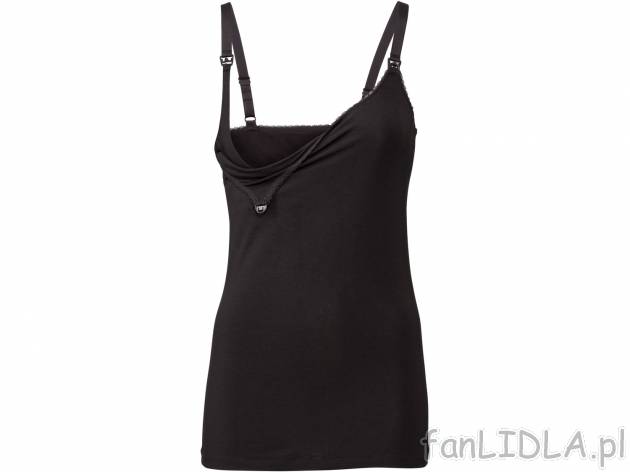 Top z biobawełny Esmara, cena 19,99 PLN 
- 95% biobawełny, 5% elastanu (creora&reg;) ...