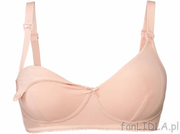 Biustonosz do karmienia z biobawełny Esmara Lingerie, cena 19,99 PLN 
- 95% biobawełny,&nbsp; ...