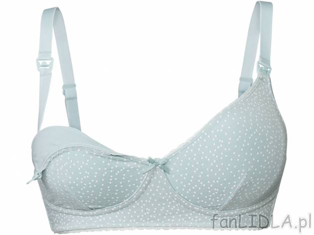Biustonosz do karmienia z biobawełny Esmara Lingerie, cena 19,99 PLN 
- 95% biobawełny,&nbsp; ...