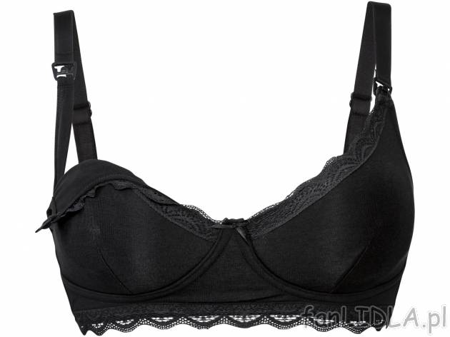 Biustonosz do karmienia z biobawełny Esmara Lingerie, cena 19,99 PLN 
- 95% biobawełny,&nbsp; ...