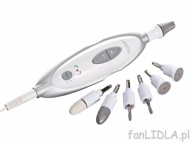 Zestaw do manicure i pedicure Sanitas, cena 69,90 PLN za 1 opak. 
- 7 wysokiej ...
