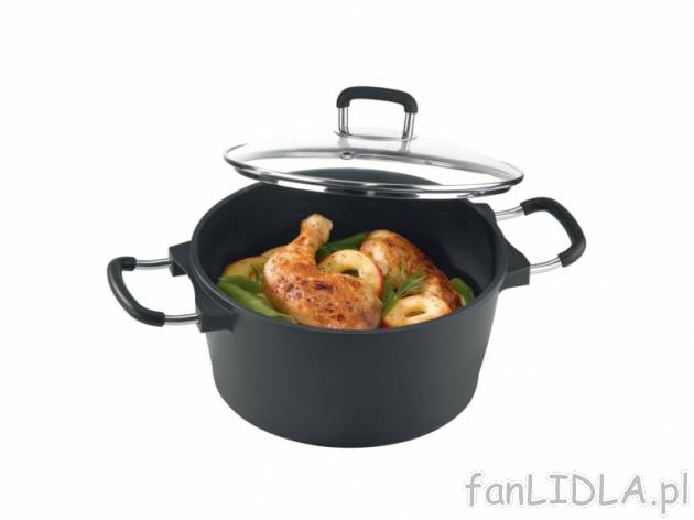 Garnek z odlewu aluminiowego śred. 24 cm - TANIEJ Ernesto, cena 0,00 PLN za 
- ...