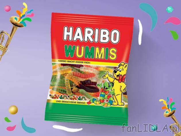 Haribo Żelki* , cena 5,00 PLN za 300 g/1 opak., 1 kg=19,97 PLN. 
*produkt dostępny ...