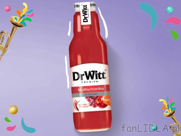 Dr Witt Napój lub Sod , cena 2,00 PLN za 750 ml/1 opak., 1 l=3,32 PLN.