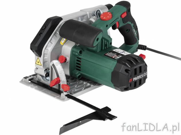 Ręczna piła tarczowa z prowadnicą laserową 1350 W Parkside, cena 169,00 PLN ...