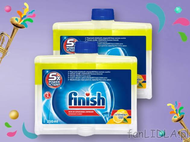 Finish Środek do czyszczenia zmywarki , cena 16,00 PLN za 2 x 250 ml/1 opak., 1 ...