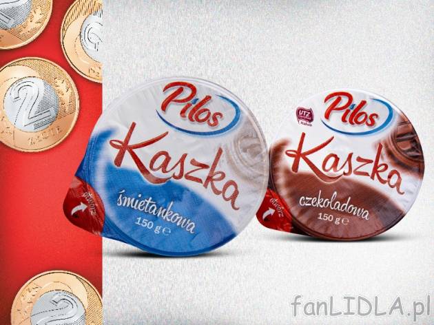Pilos Kaszka manna 2 szt. , cena 2,00 PLN za 2 x 150 g, 100 g=0,67 PLN. 
*cena ...