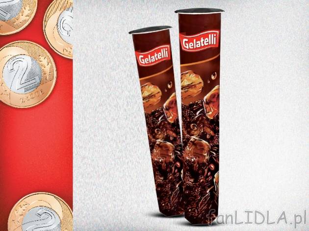 Gelatelli Lody wodne o smaku coli 2 szt. , cena 2,00 PLN za 2 x 110 ml, 100 ml=0,91 ...