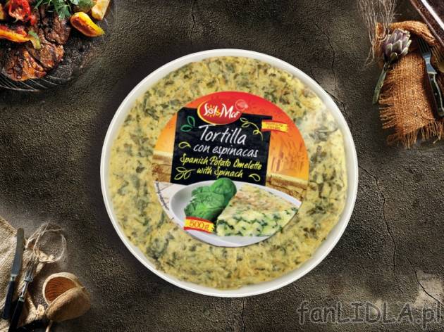 Tortilla , cena 6,00 PLN za 500 g/1 opak., 1 kg=13,98 PLN. 
do wyboru: z boczkiem ...