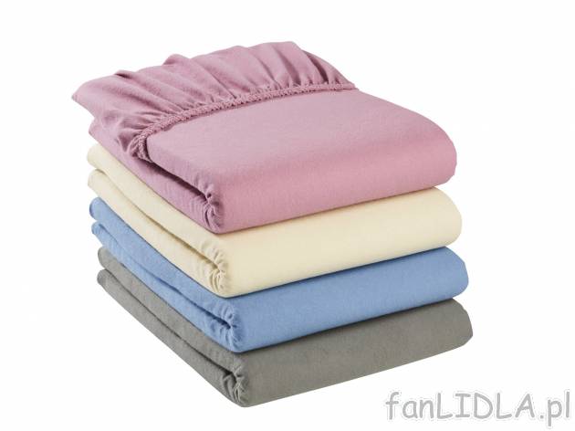 Prześcieradło z flaneli z gumką 90-100 x 200 cm , cena 29,99 PLN za 1 szt. Do ...