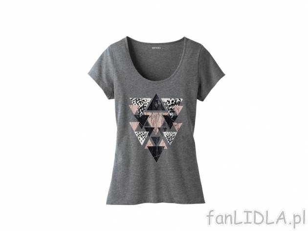 T-shirt Esmara, cena 15,99 PLN za 1 szt. 
-      rozmiary: XS-L   
-      2 wzory