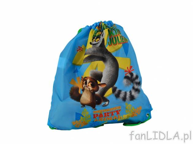 Worek na WF , cena 7,99 PLN za 1 szt. 
- 9 wzorów 
- wymiary: 38 x 34 cm 
- skomponuj ...