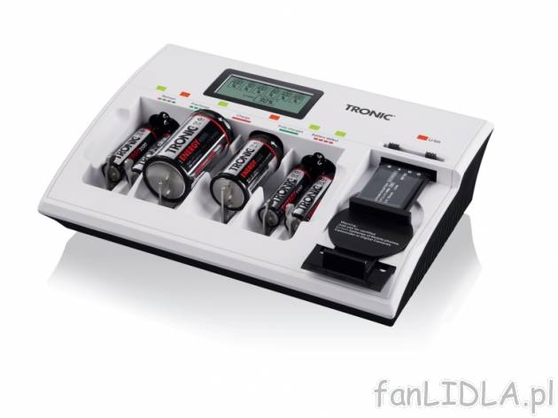 Uniwersalna ładowarka Tronic, cena 74,90 PLN za 1 szt. 
- wskaźnik LED ładowania ...