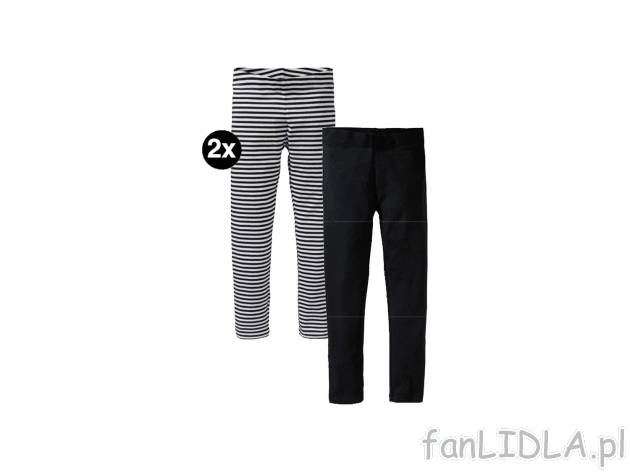Legginsy, 2 pary Pepperts, cena 9,99 PLN 
- rozmiary: 122-164
- optymalne dopasowanie ...