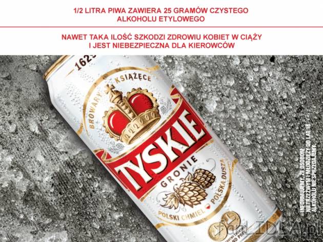 Tyskie Gronie , cena 2,00 PLN za 500 ml/1 pusz., 1 l=4,00 PLN.